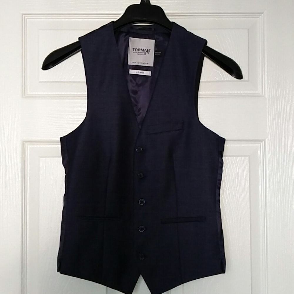 Men's Classic Wool Suit Vest